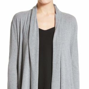 NWT $268 Soft Joie "Wren B" Open Front Gray Cardigan in size XS!